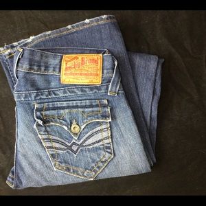 Lucky Brand 4/27 LiL Maggie distressed Denim Jeans